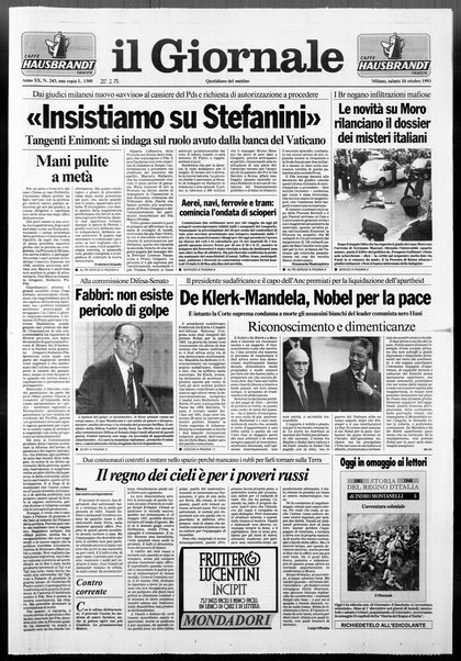 Il giornale : quotidiano del mattino